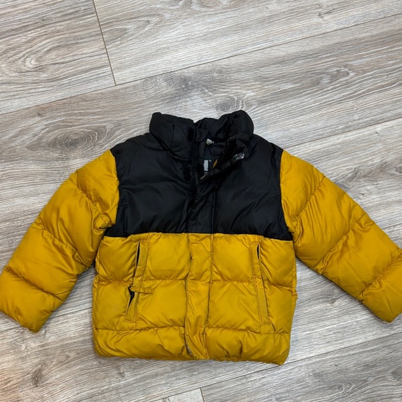 Helly Hansen Kids Black and Yellow Puffer Jacket size 3 - Picture 1 of 8